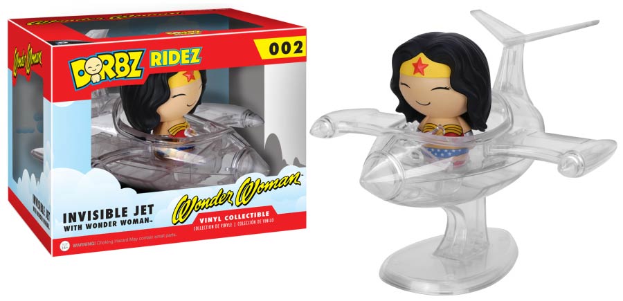 Dorbz Ridez 002 Wonder Woman With Invisible Jet Vinyl Figures