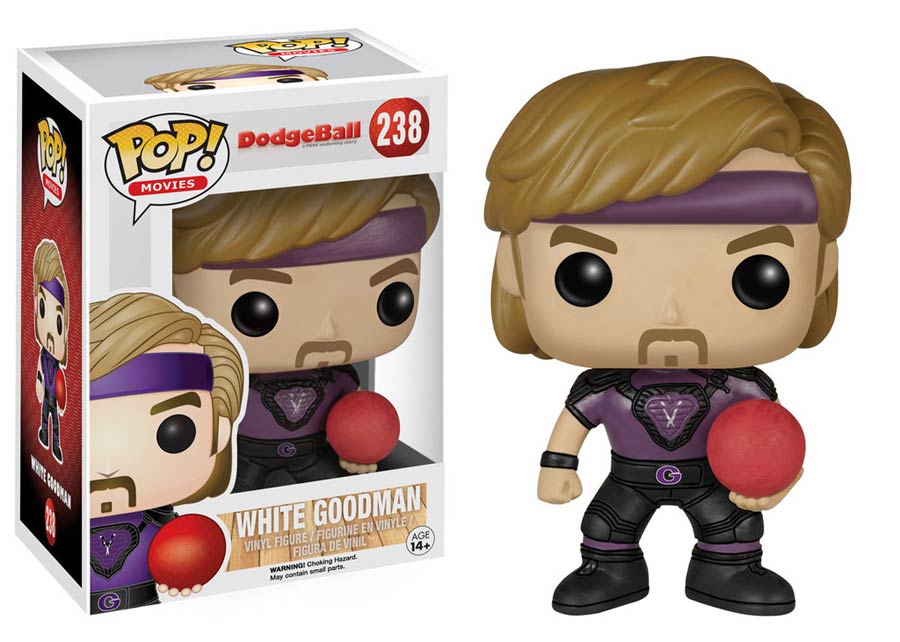 POP Movies 238 Dodgeball White Goodman Vinyl Figure