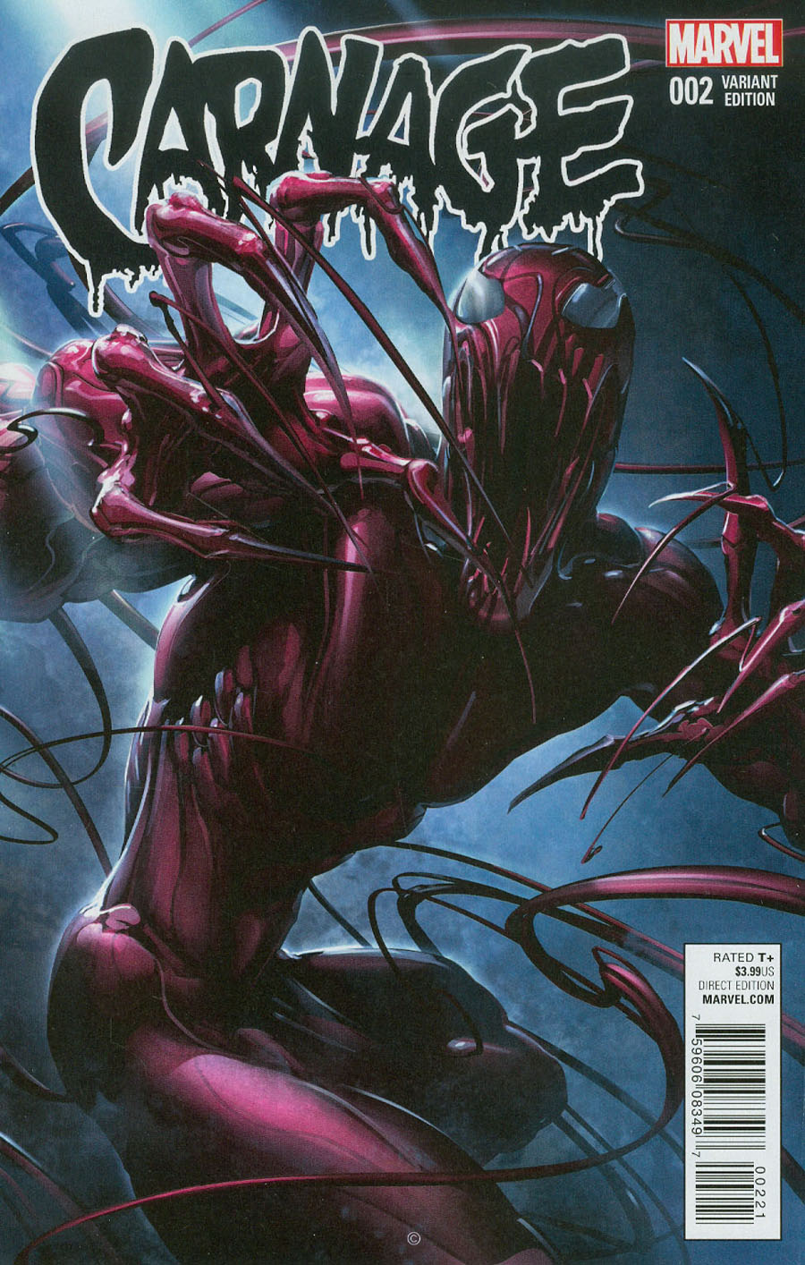Carnage Vol 2 #2 Cover B Incentive Clayton Crain Variant Cover