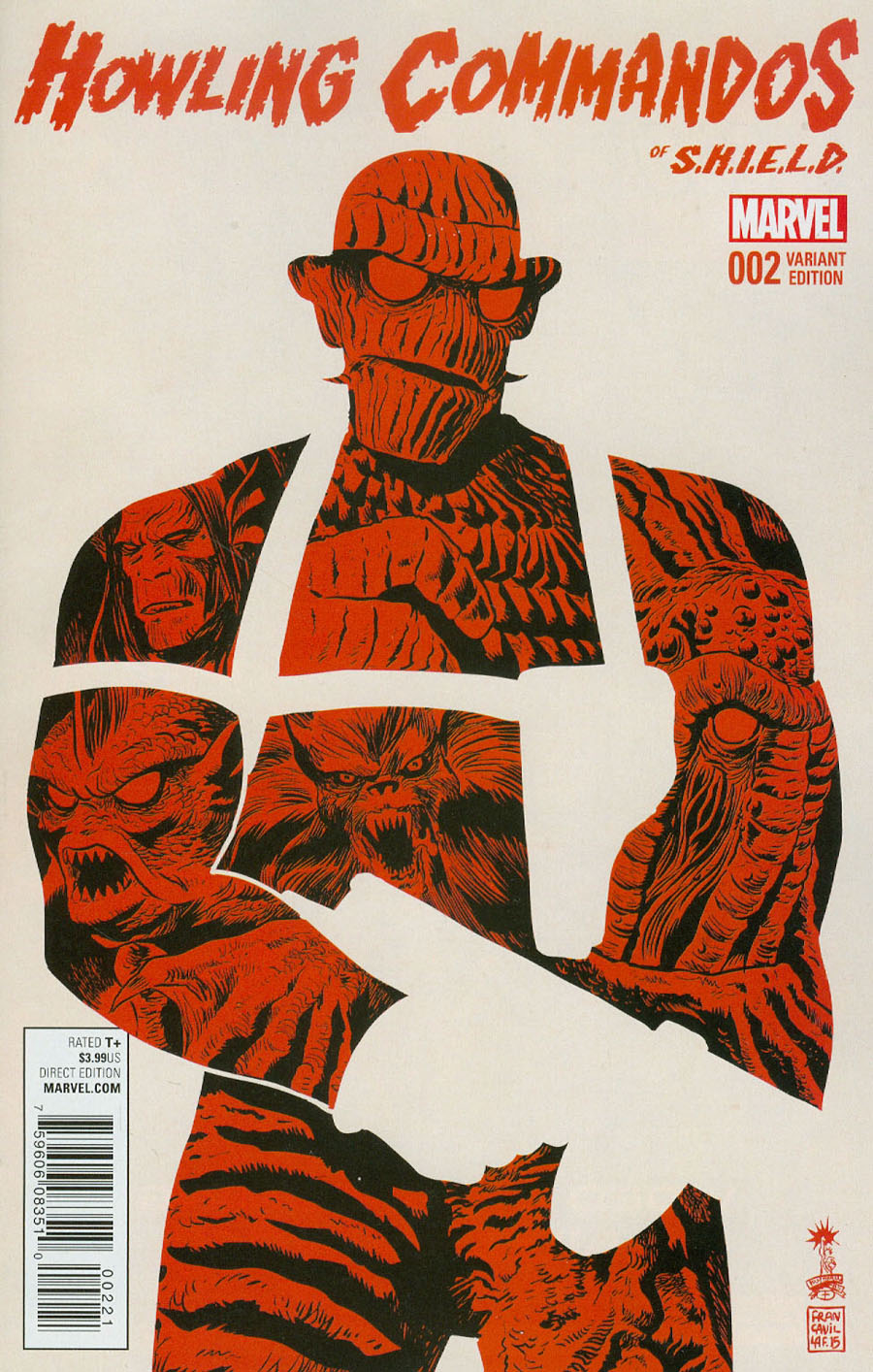 Howling Commandos Of S.H.I.E.L.D. #2 Cover B Incentive Francesco Francavilla Variant Cover