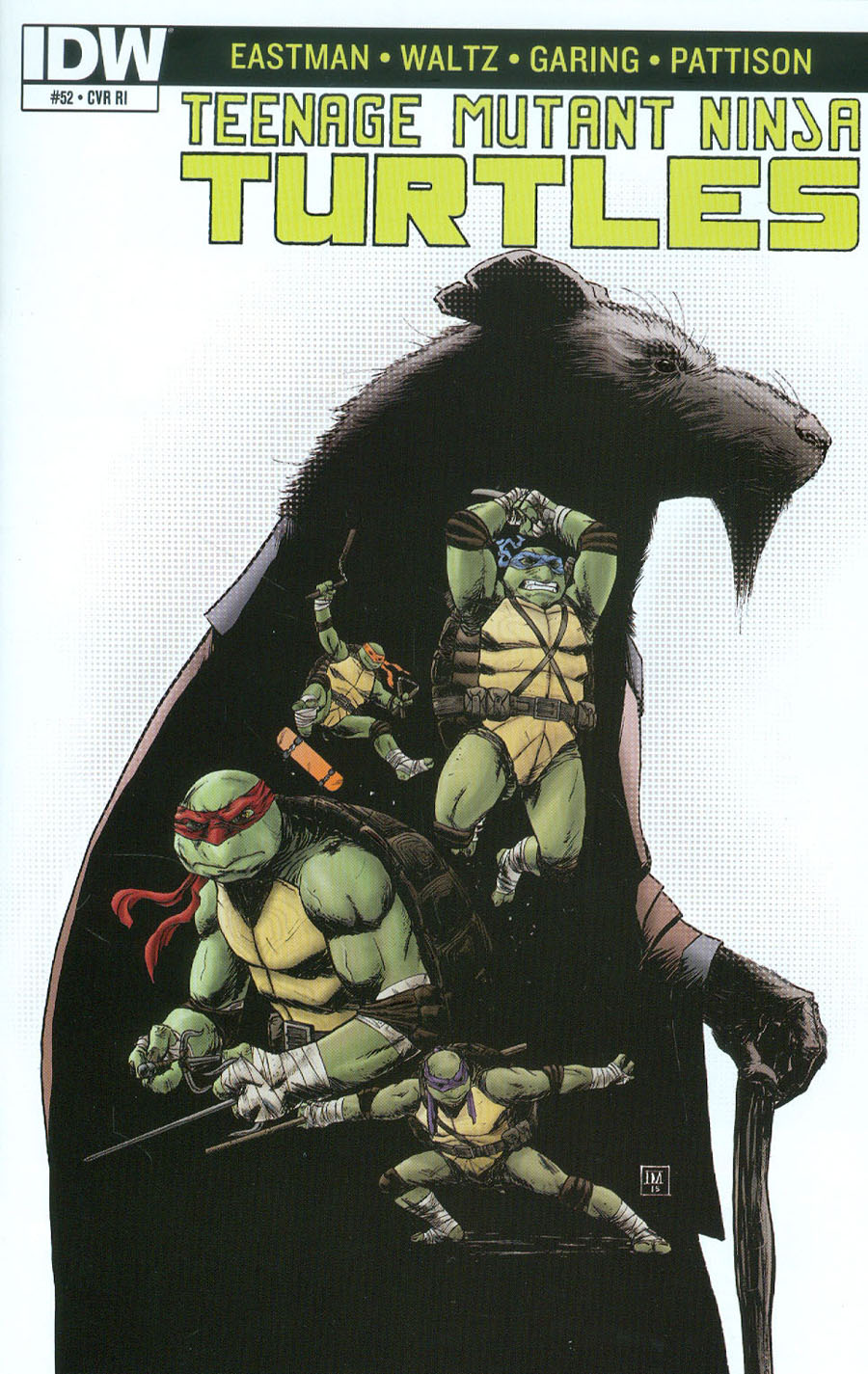 Teenage Mutant Ninja Turtles Vol 5 #52 Cover C Incentive Ibrahim Moustafa Artists Edition Variant Cover