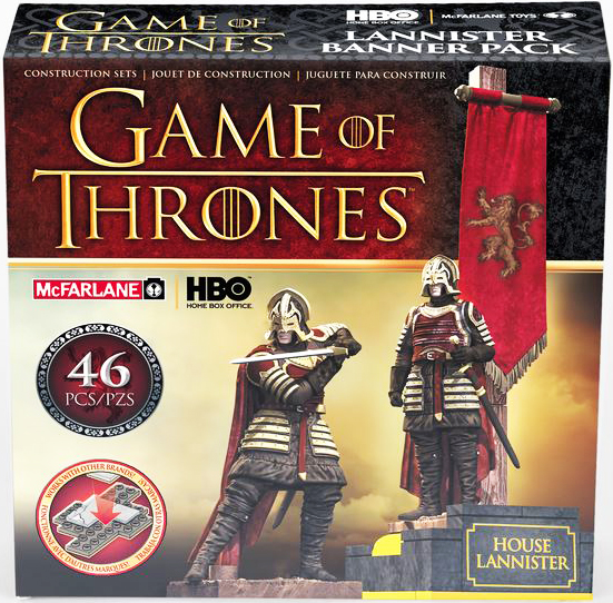 Game Of Thrones Construction Set Banner Pack - Lannister
