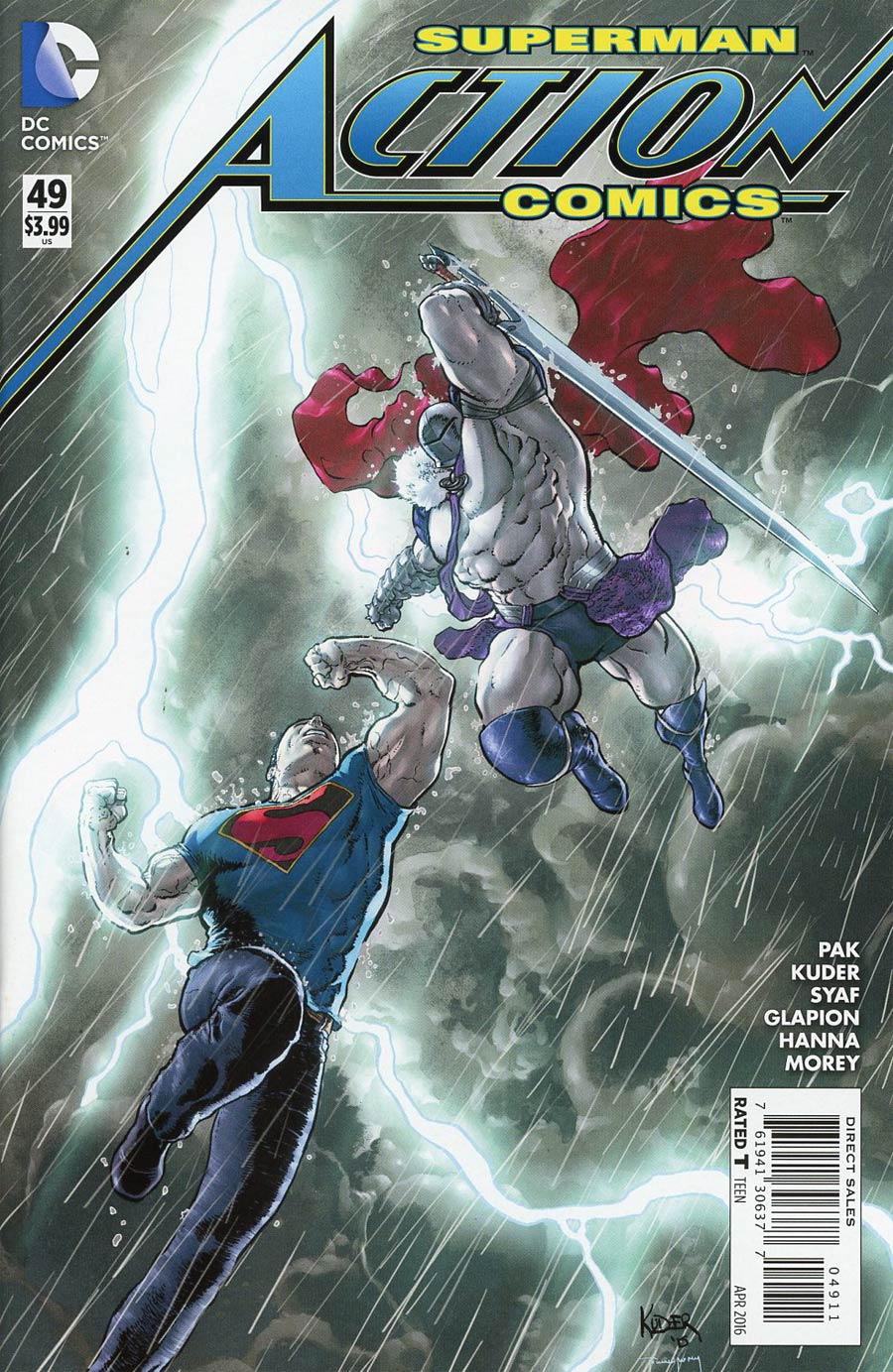 Action Comics Vol 2 #49 Cover A Regular Aaron Kuder Cover