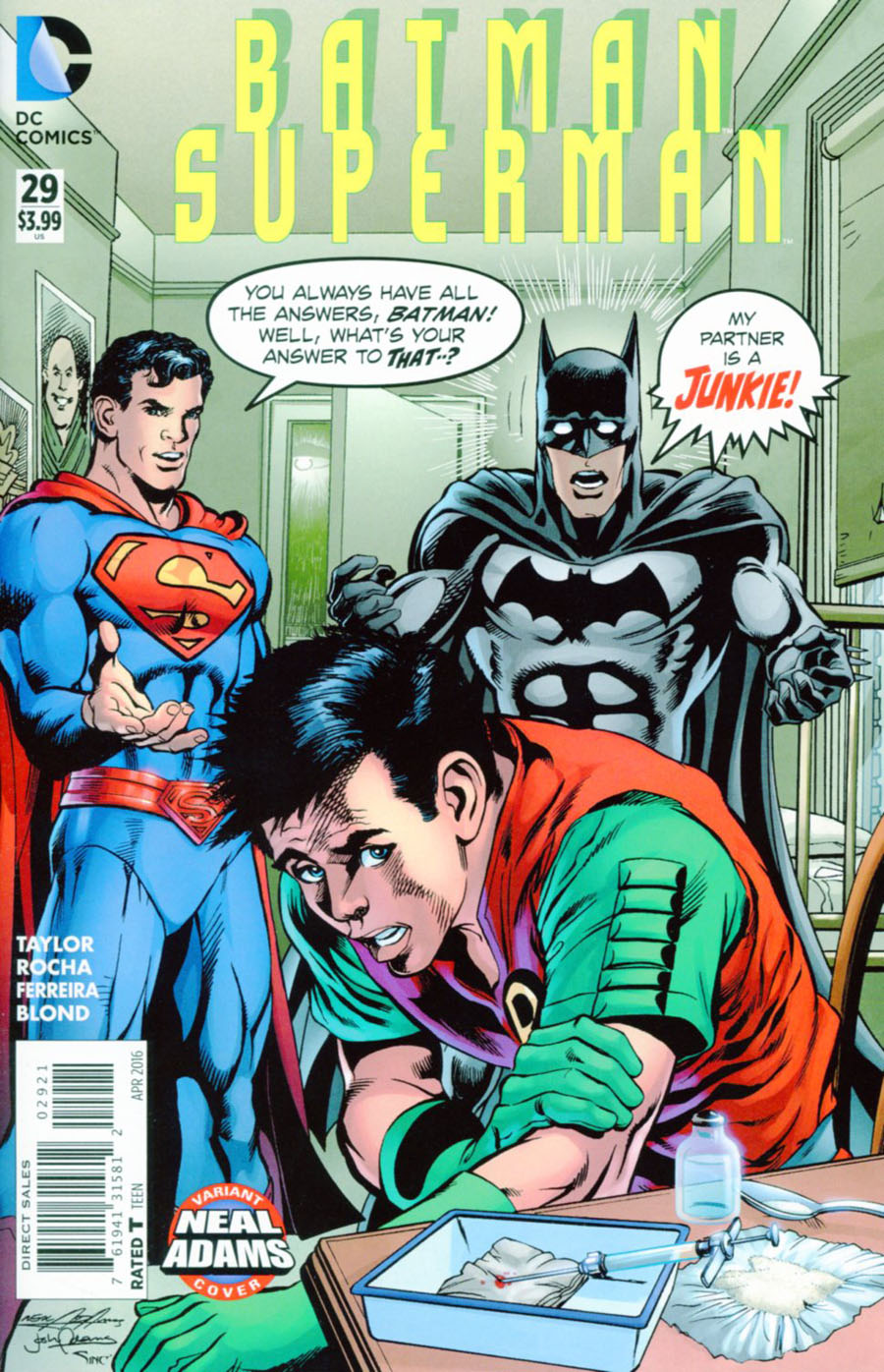 Batman Superman #29 Cover B Variant Neal Adams Cover