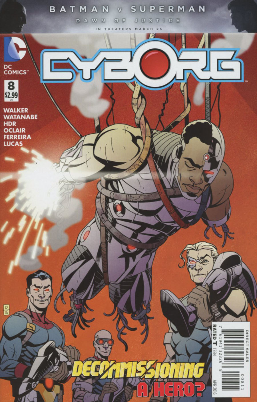 Cyborg #8 Cover A Regular Derec Donovan Cover