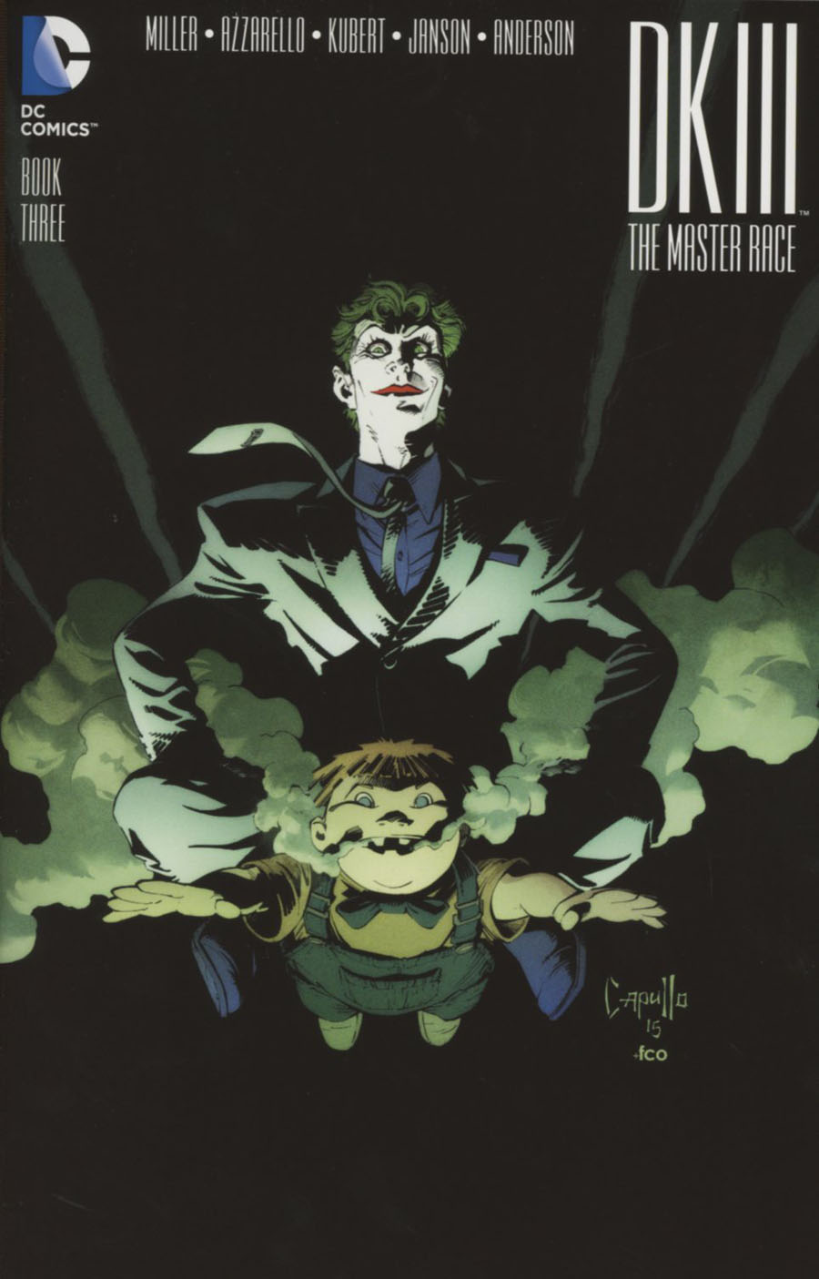 Dark Knight III The Master Race #3 Cover B Midtown Exclusive Greg Capullo Color Variant Cover