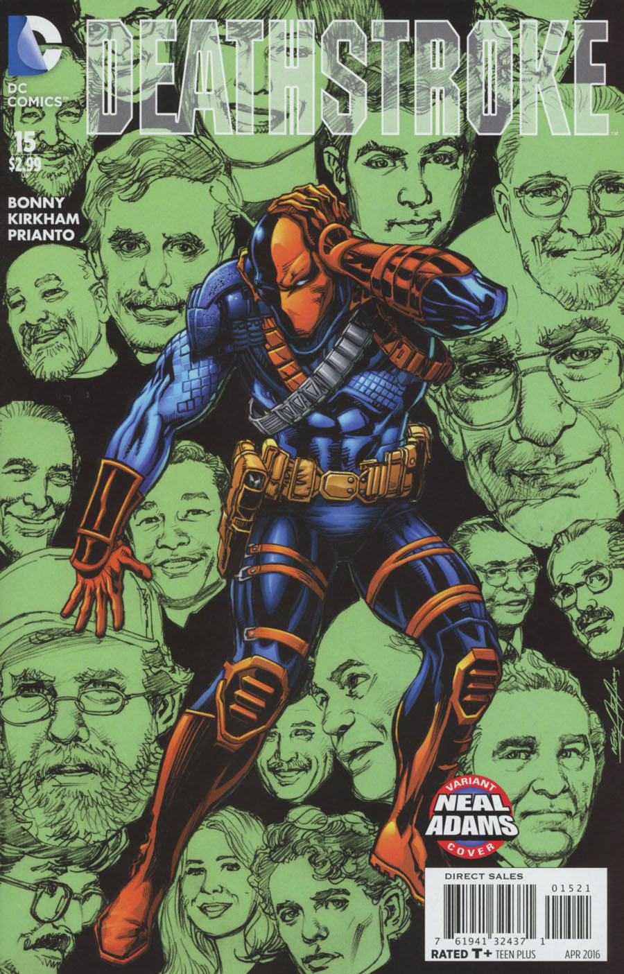 Deathstroke Vol 3 #15 Cover B Variant Neal Adams Cover