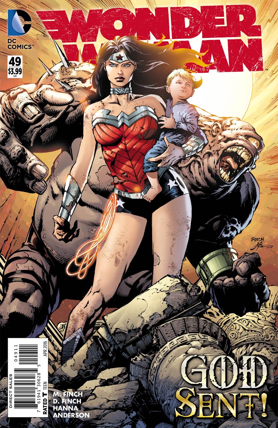 Wonder Woman Vol 4 #49 Cover A Regular David Finch Cover