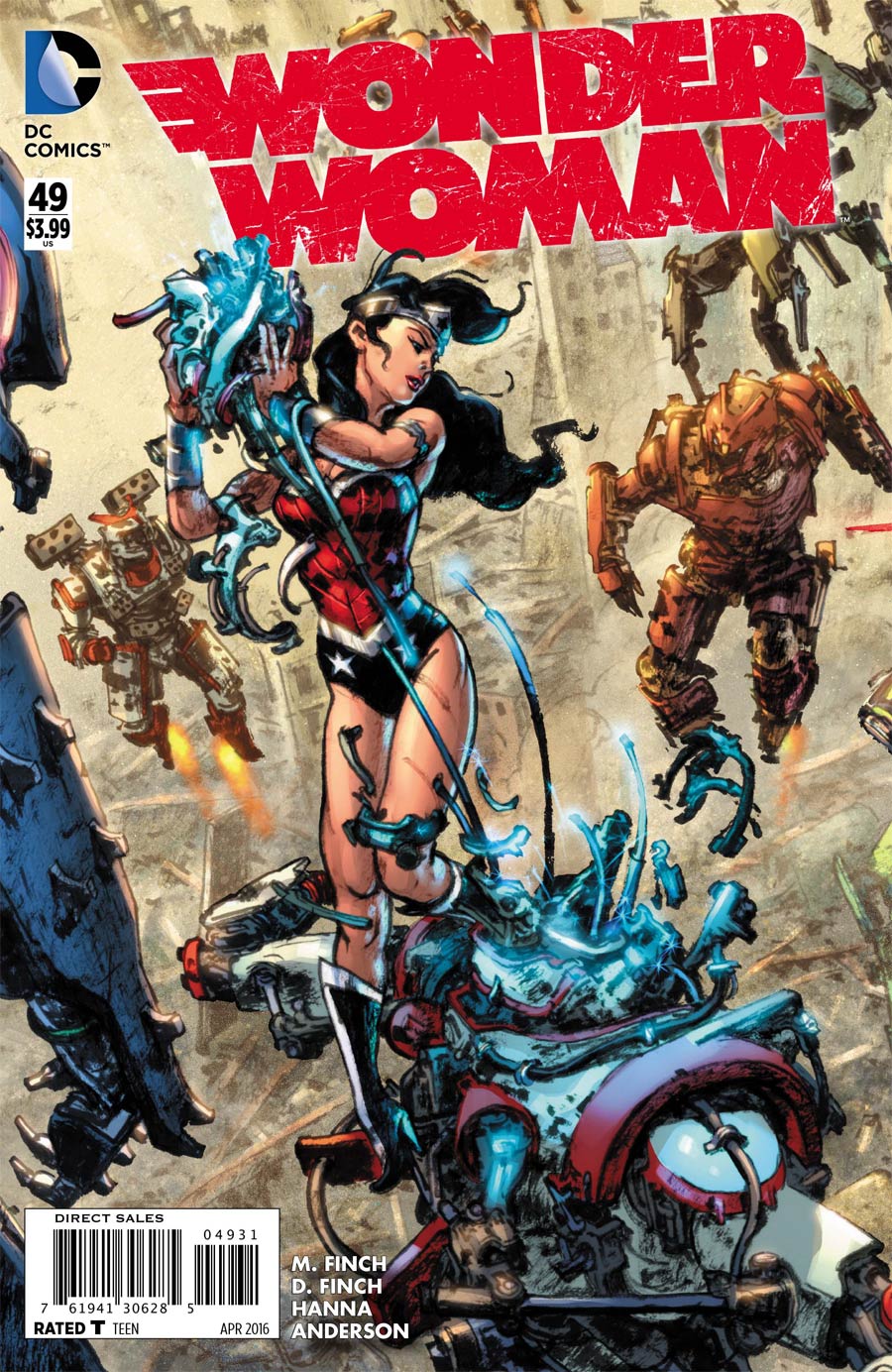 Wonder Woman Vol 4 #49 Cover C Variant Kim Jung Gi Wonder Woman Triptych Cover