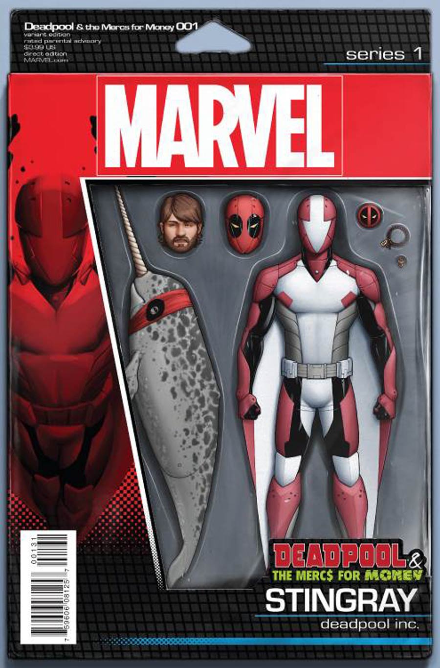 Deadpool And The Mercs For Money #1 Cover C Variant John Tyler Christopher Action Figure Cover
