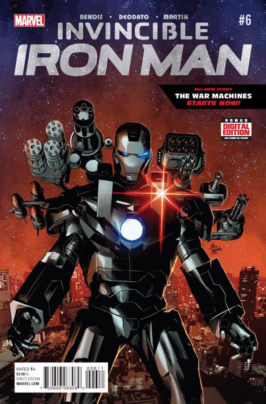 Invincible Iron Man Vol 2 #6 Cover A Regular Mike Deodato Jr Cover