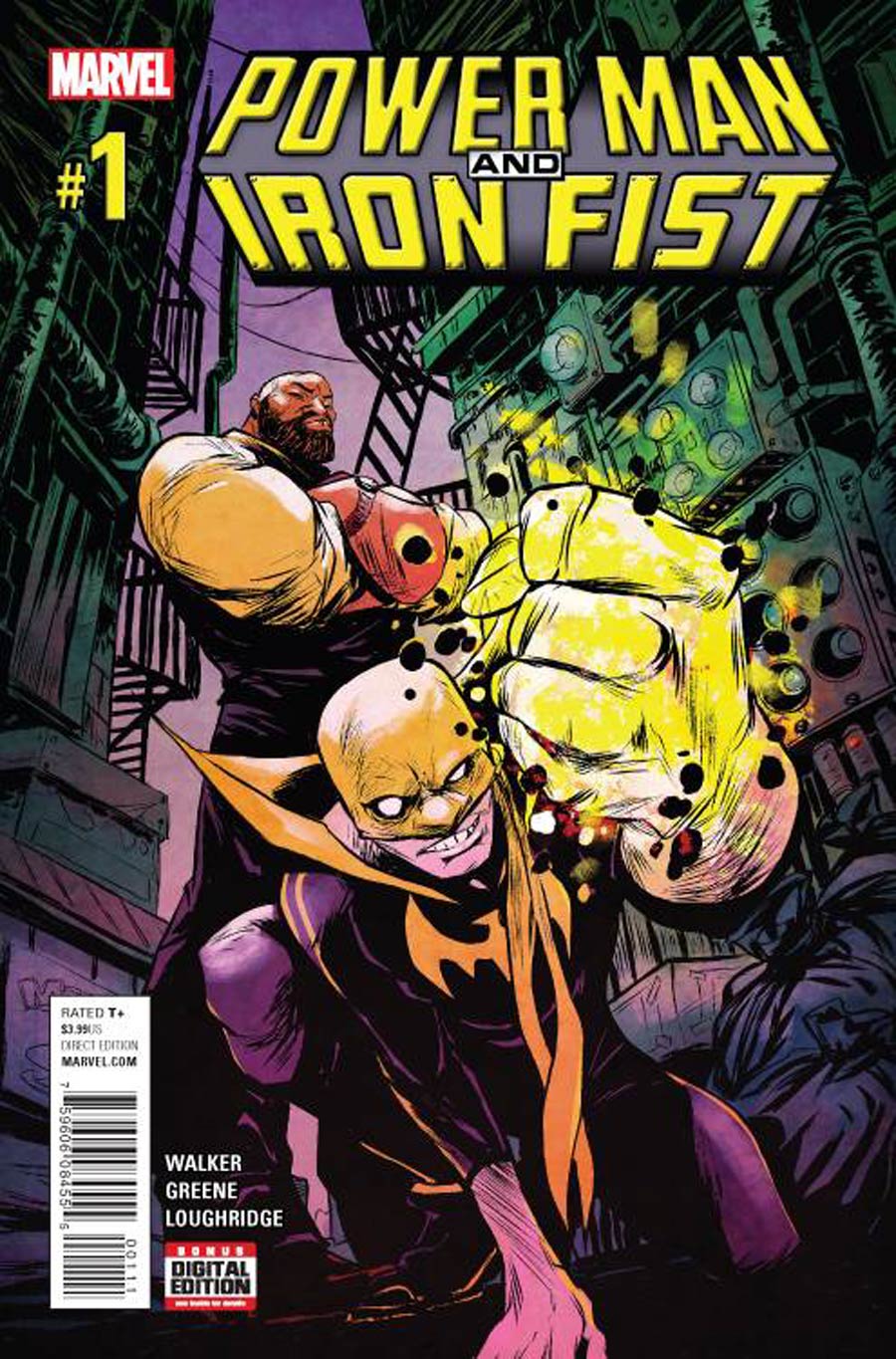 Power Man And Iron Fist Vol 3 #1 Cover A 1st Ptg Regular Sanford Greene Cover