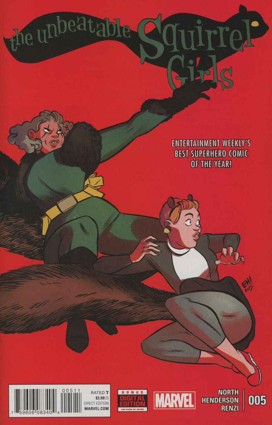 Unbeatable Squirrel Girl Vol 2 #5 Cover A Regular Erica Henderson Cover