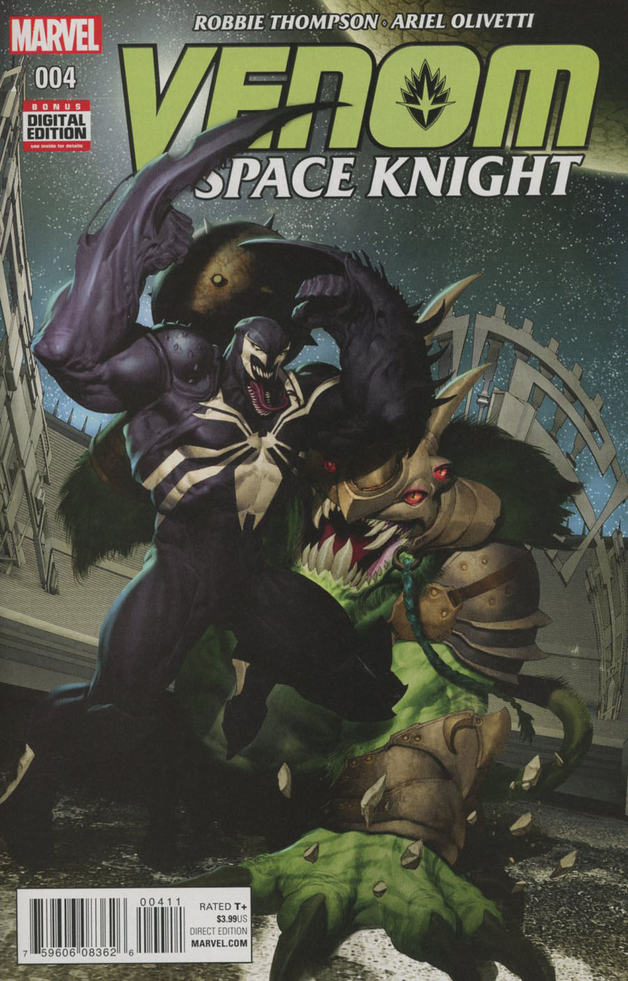 Venom Space Knight #4 Cover A Regular Ariel Olivetti Cover