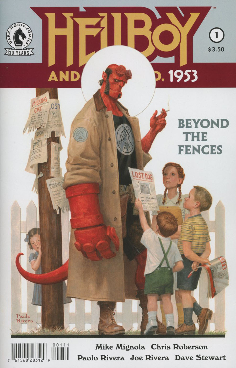 Hellboy And The BPRD 1953 Beyond The Fences #1 Cover A Regular Paolo Rivera Cover