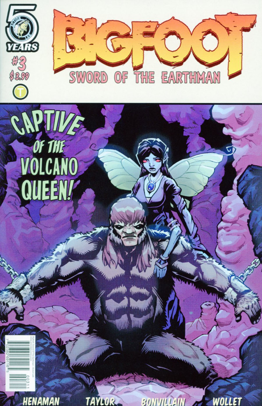 Bigfoot Sword Of The Earthman #3 Cover A Regular Andy Taylor & Tamra Bonvillain Cover
