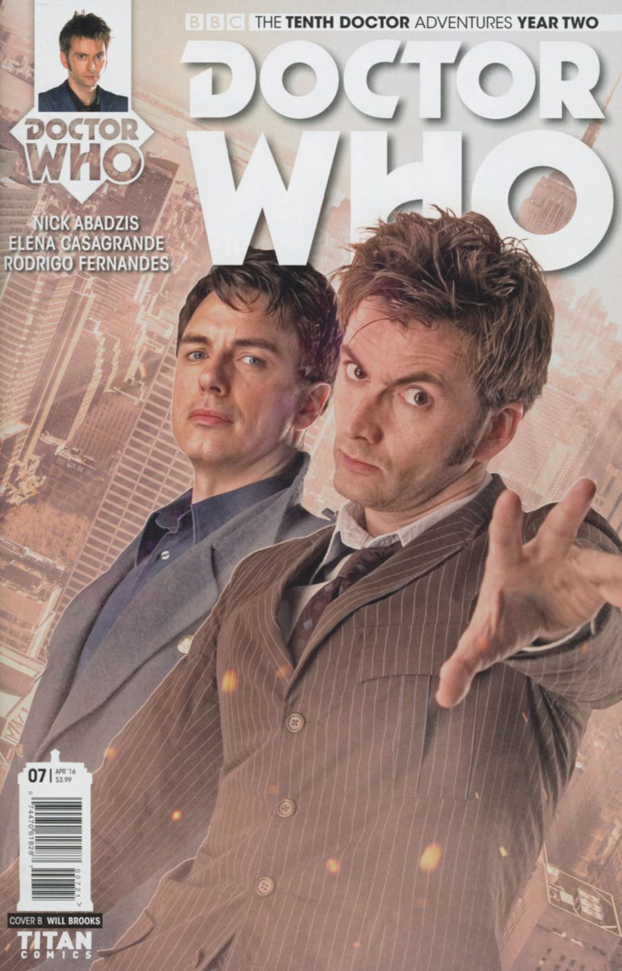 Doctor Who 10th Doctor Year Two #7 Cover B Variant Photo Subscription Cover