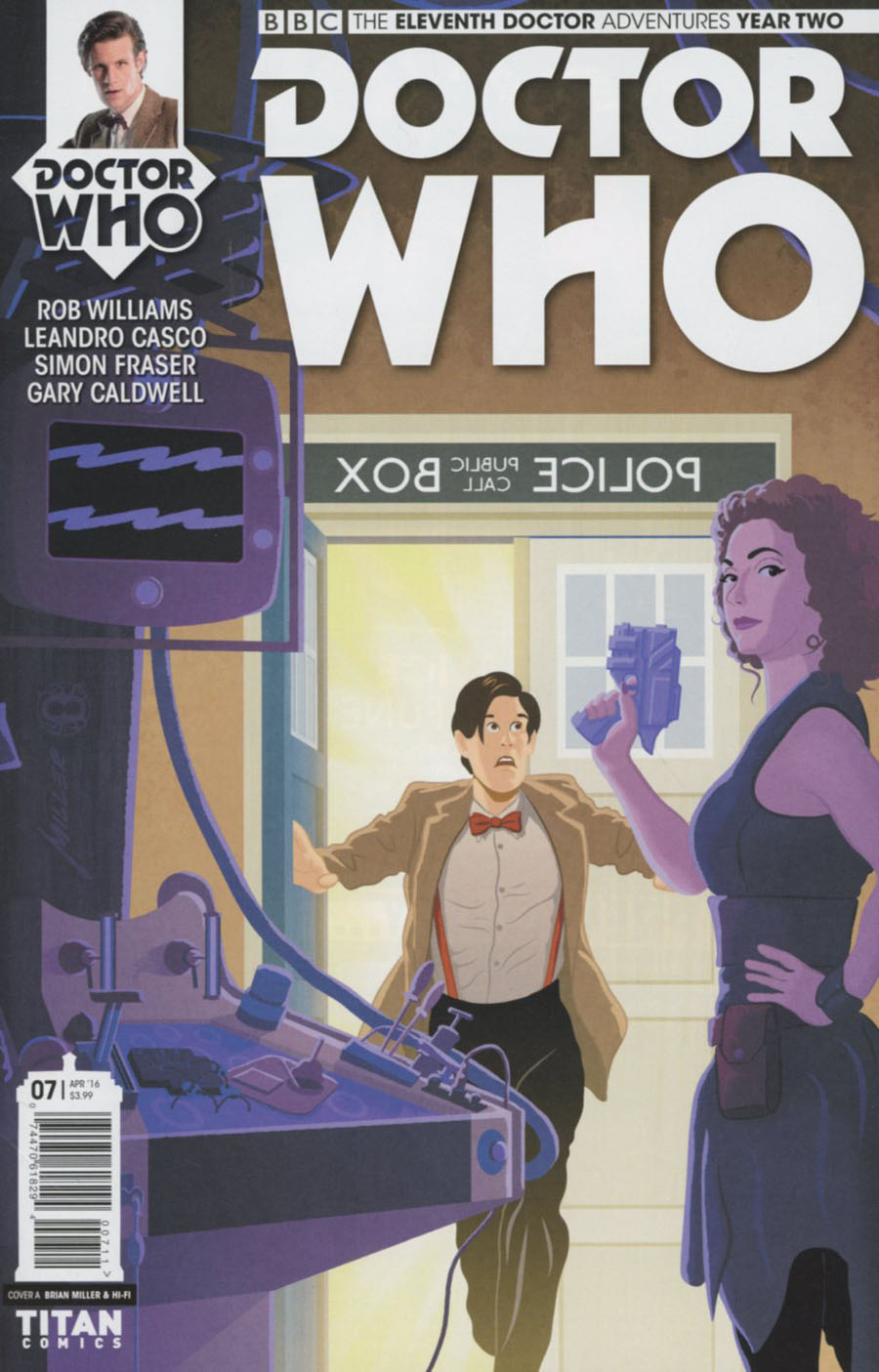 Doctor Who 11th Doctor Year Two #7 Cover A Regular Brian Miller Cover