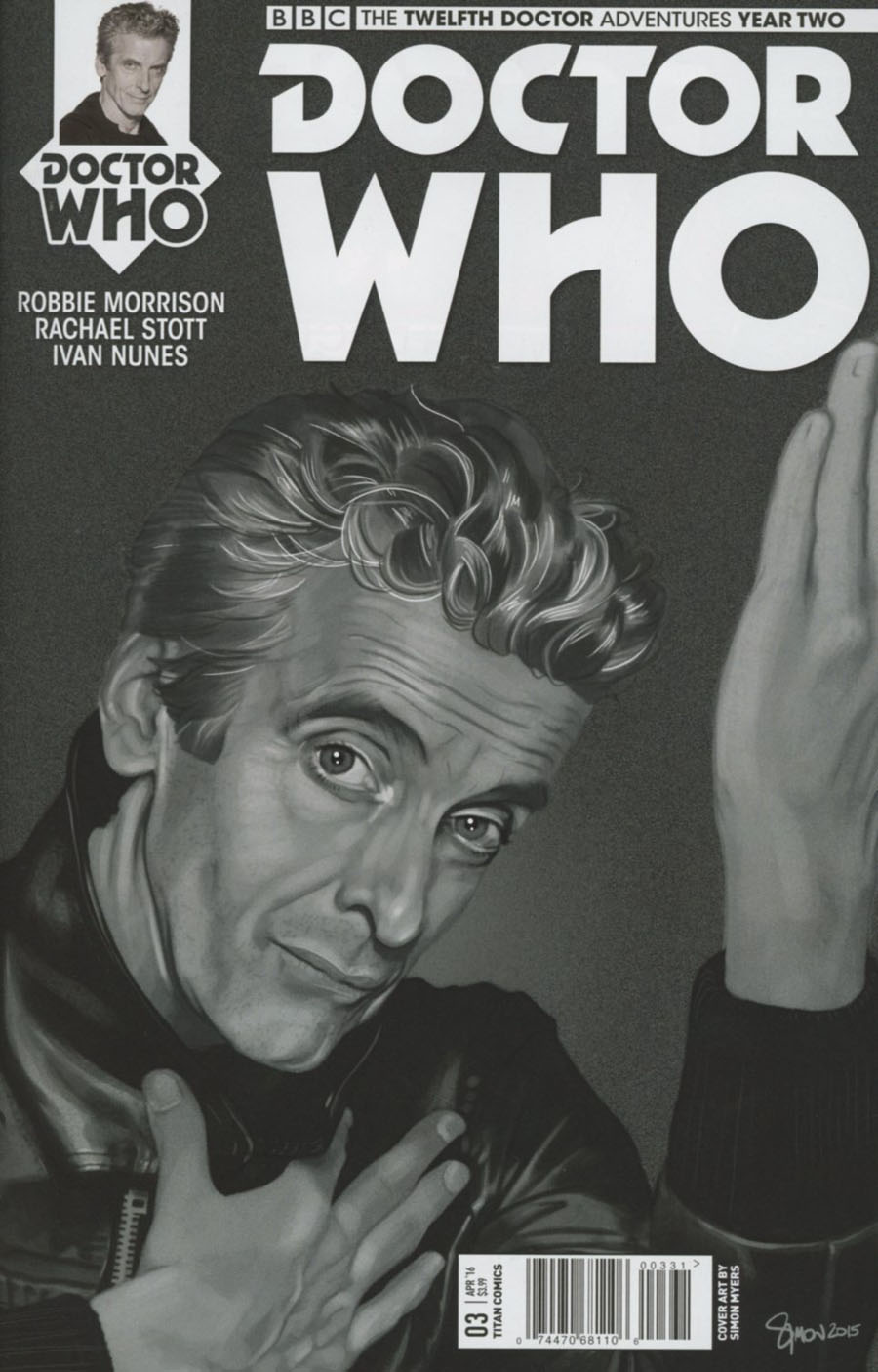 Doctor Who 12th Doctor Year Two #3 Cover C Variant Simon Myers Cover