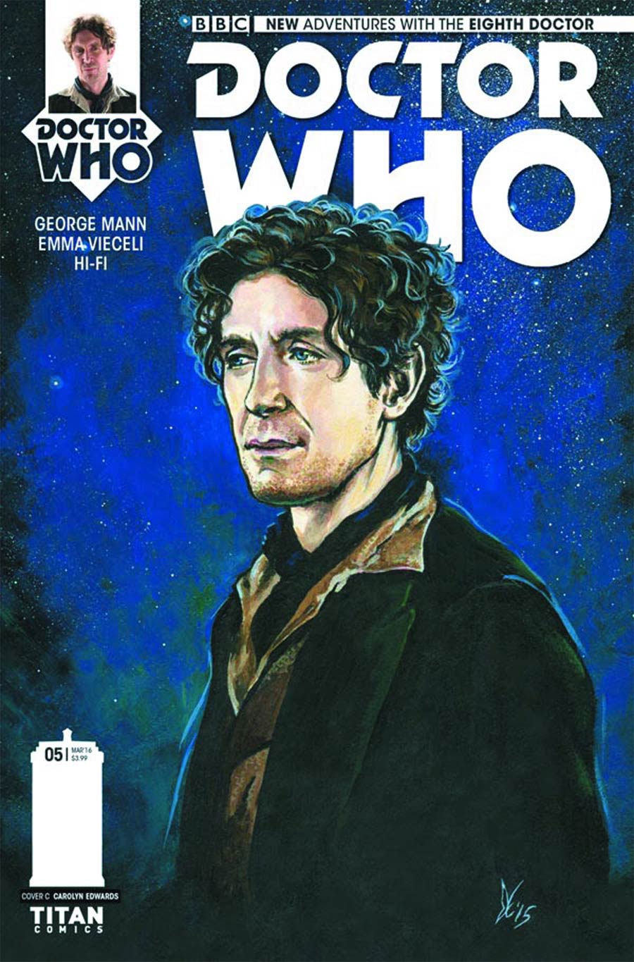 Doctor Who 8th Doctor #5 Cover C Variant Carolyn Edwards Cover