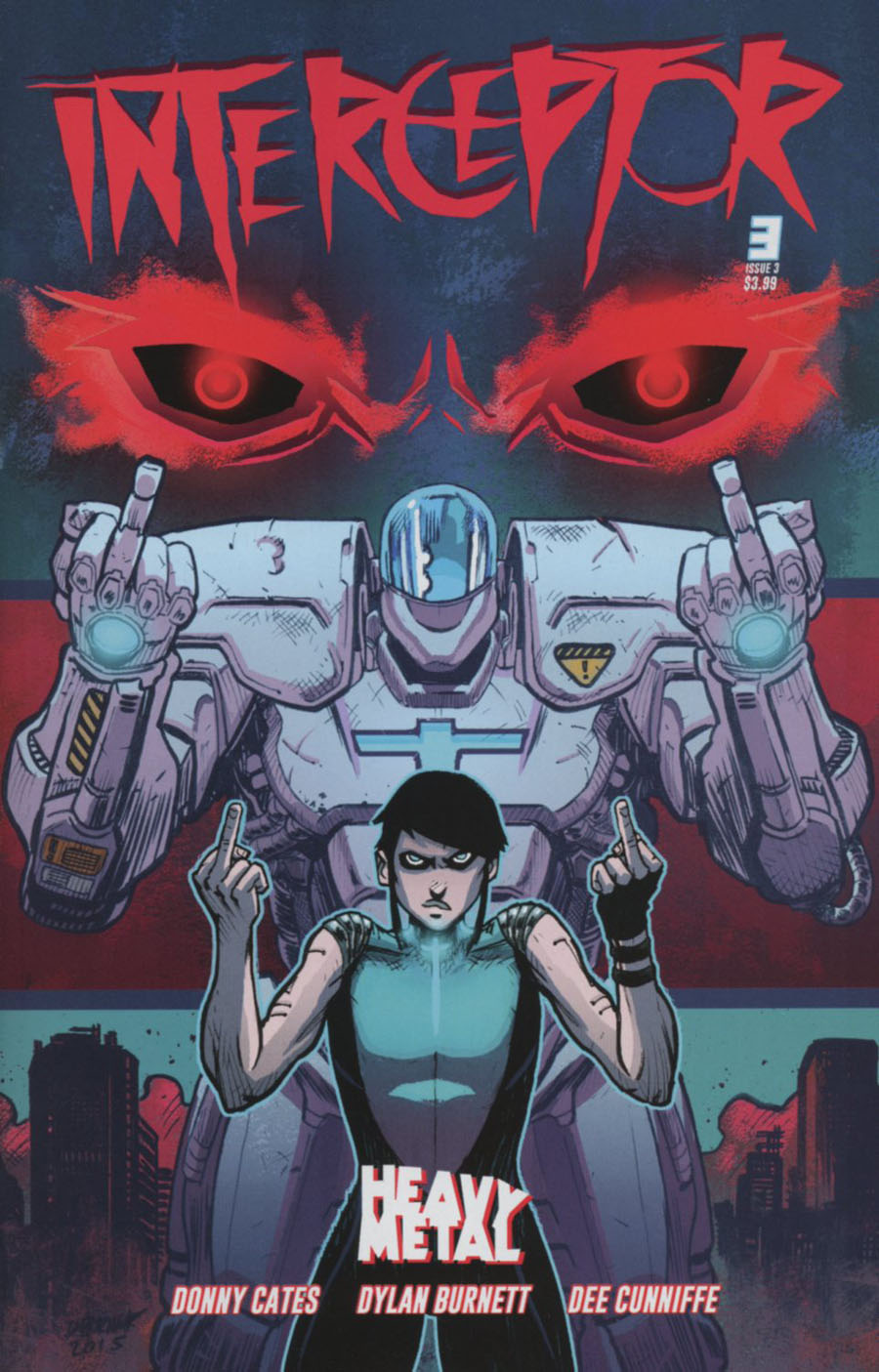 Interceptor #3 Cover A Regular Dylan Burnett Cover