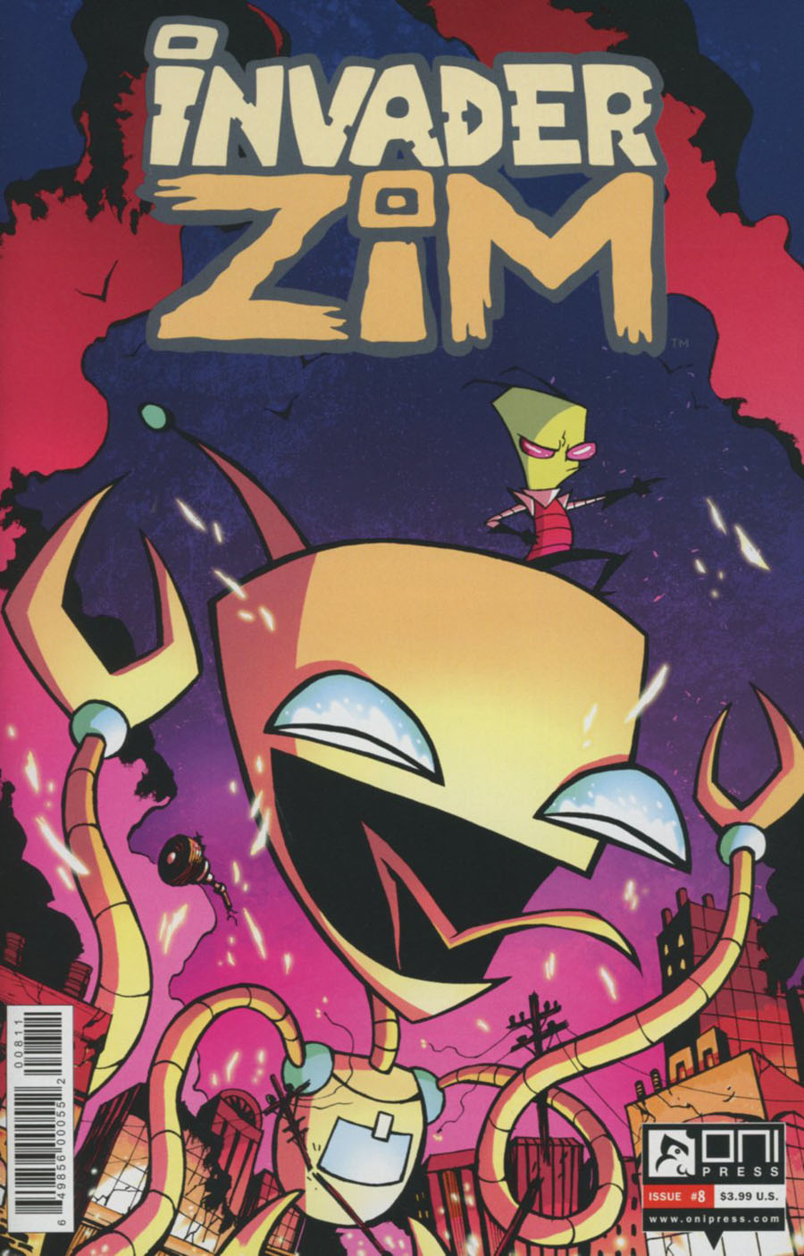 Invader Zim #8 Cover A Regular Dave Crosland Cover