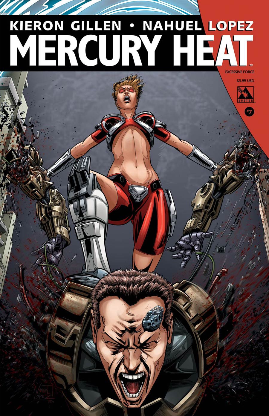 Mercury Heat #7 Cover D Excessive Force Cover