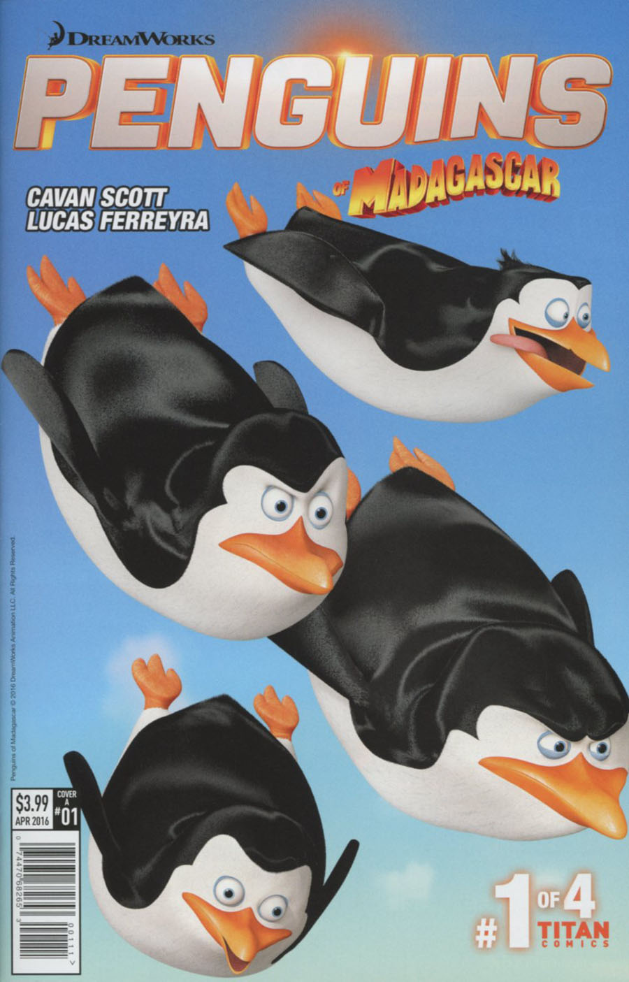 Penguins Of Madagascar Elite-Ist Of The Elite #1 Cover A Regular Film Art Cover