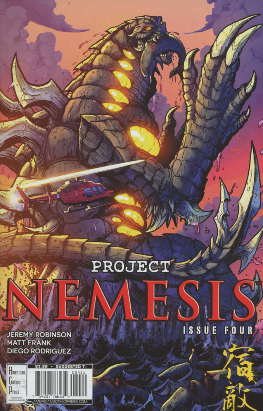 Famous Monsters Presents Project Nemesis #4 Cover A Regular Matt Frank Cover