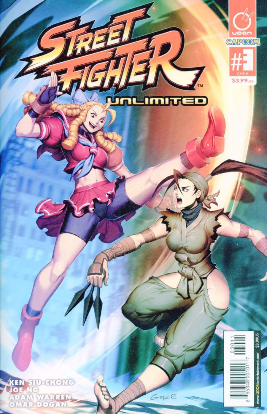 Street Fighter Unlimited #3 Cover A Regular Genzoman Story Cover