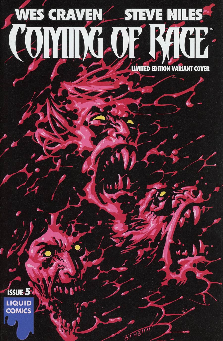 Wes Cravens Coming Of Rage #5 Cover C Variant Francesco Biagini Ultra-Rare Cover