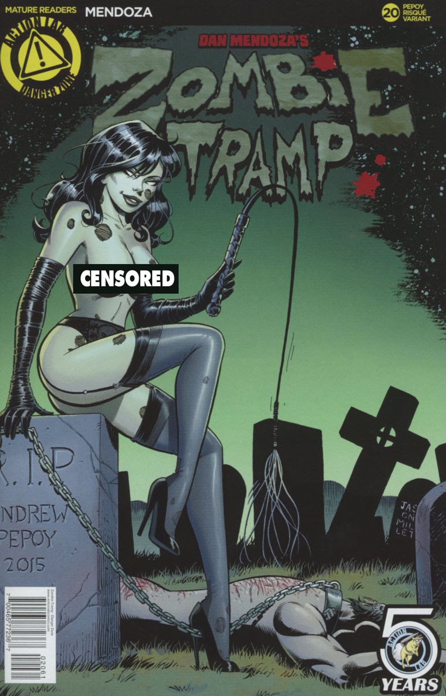 Zombie Tramp Vol 2 #20 Cover F Variant Andrew Pepoy Risque Cover