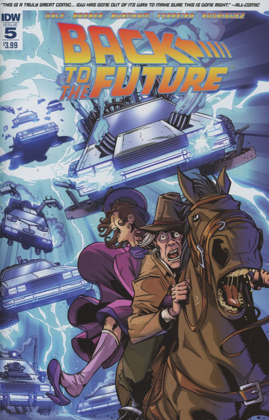 Back To The Future Vol 2 #5 Cover A Regular Marcelo Ferreira Cover