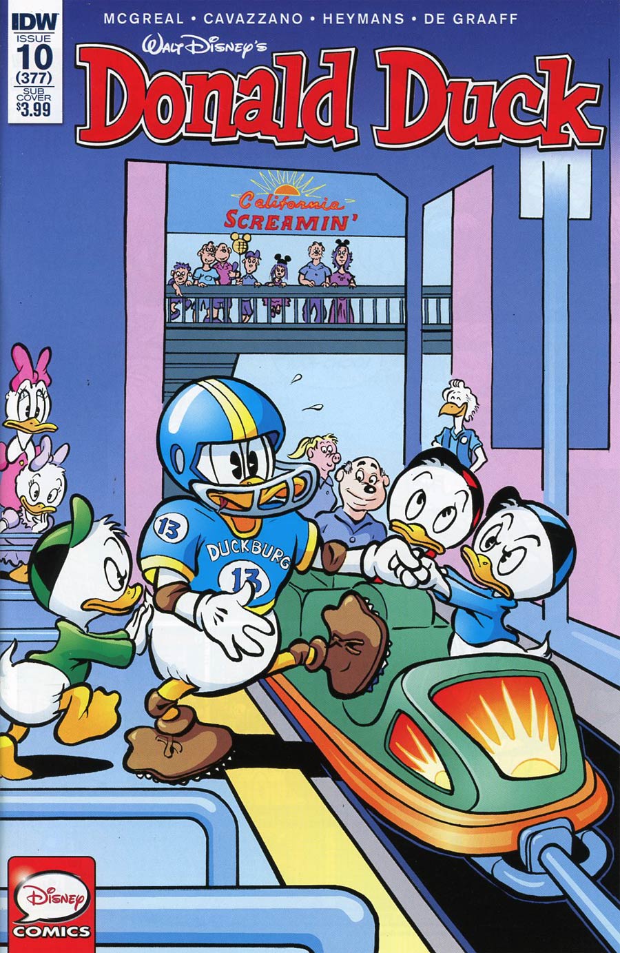 Donald Duck Vol 2 #10 Cover B Variant Patrick Block California Screamin Subscription Cover