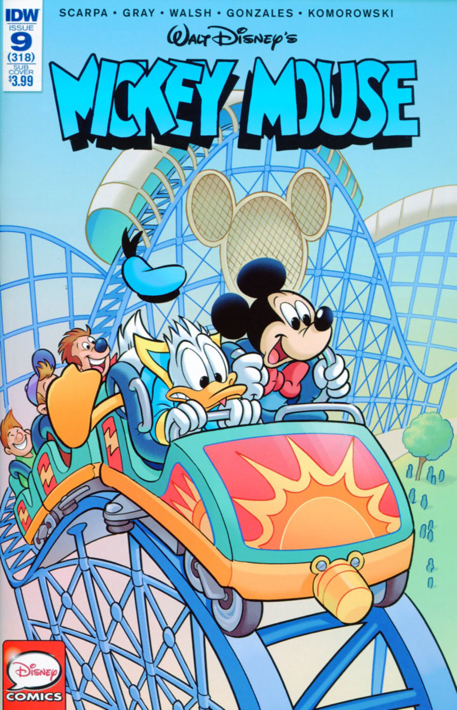 Mickey Mouse Vol 2 #9 Cover B Variant Alessandro Perina California Screamin Subscription Cover