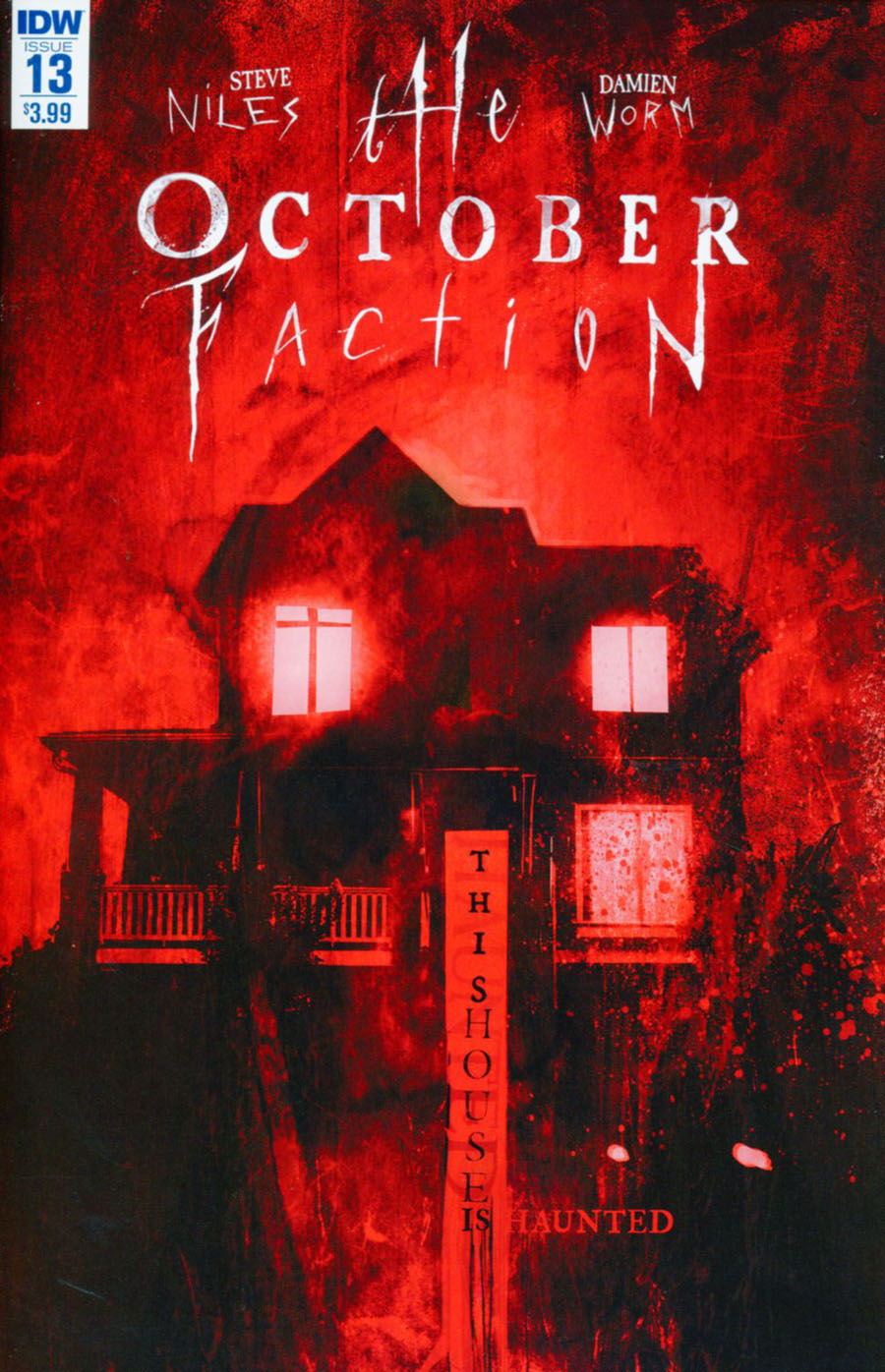 October Faction #13 Cover A Regular Damien Worm Cover