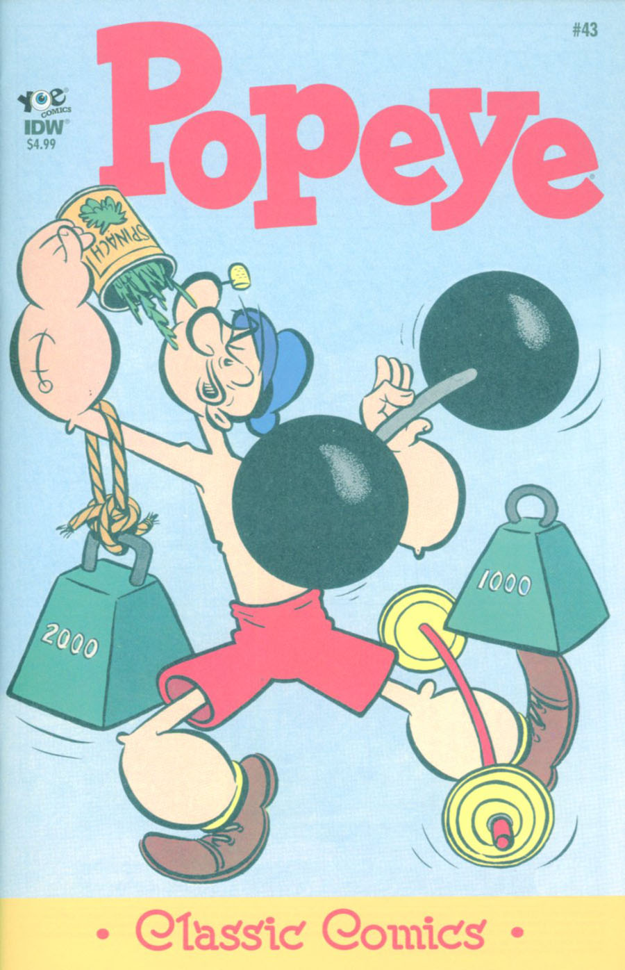 Classic Popeye #43 Cover A Regular Bud Sagendorf Cover