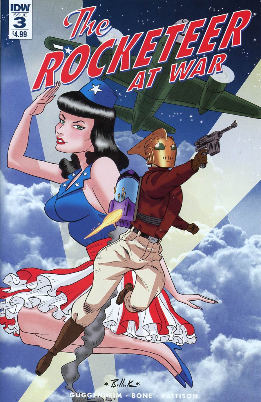 Rocketeer At War #3 Cover A Regular Dave Bullock Cover