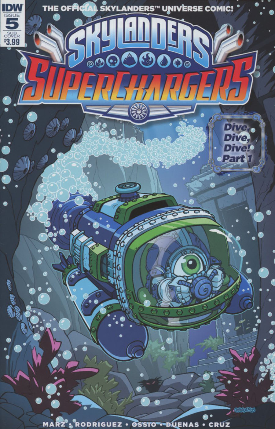 Skylanders Superchargers #5 Cover B Variant Jack Lawrence Subscription Cover