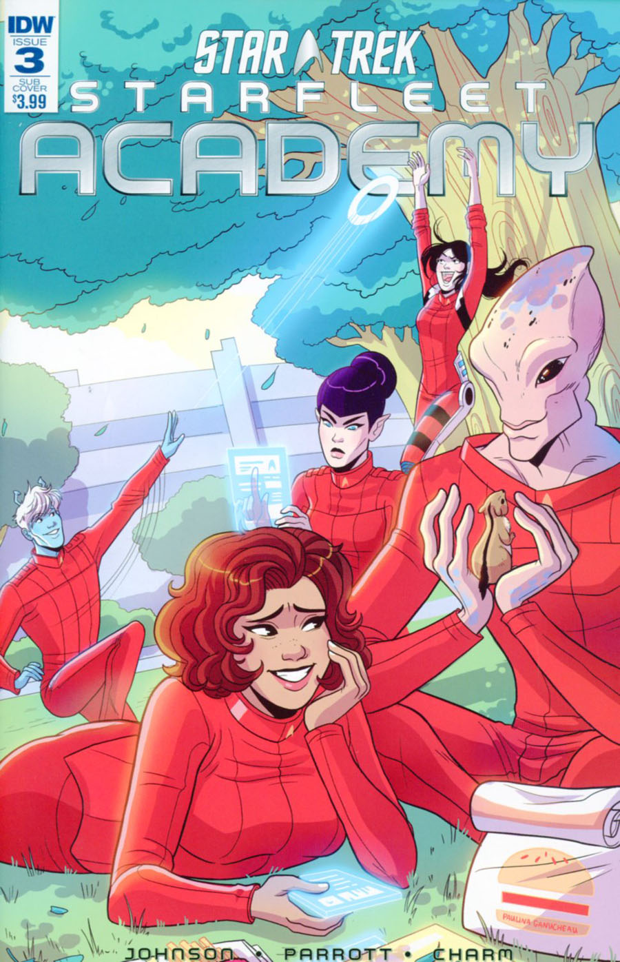 Star Trek Starfleet Academy (IDW) #3 Cover B Variant Paulina Ganucheau Subscription Cover