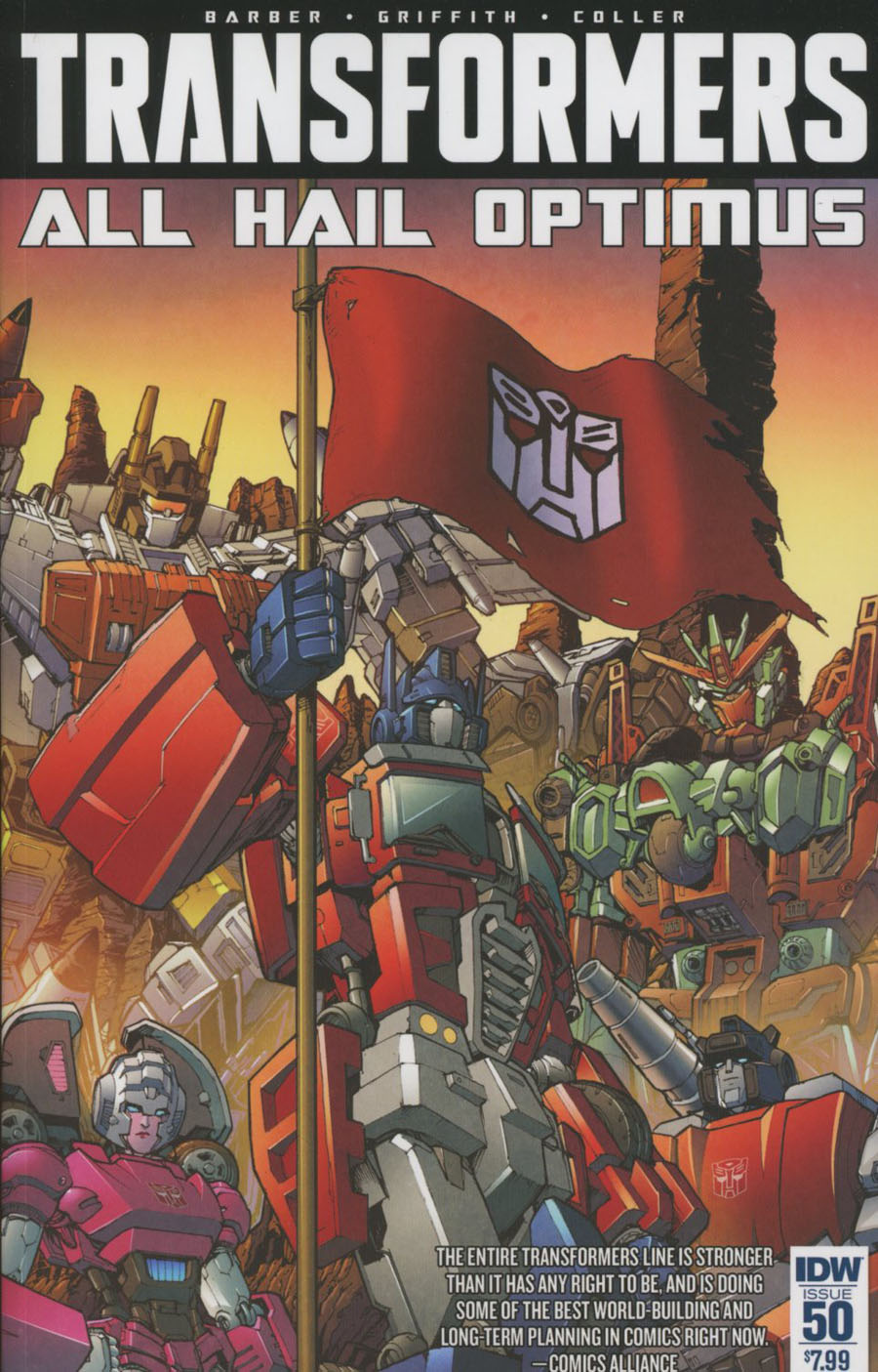 Transformers Vol 3 #50 Cover A Regular Andrew Griffith Cover