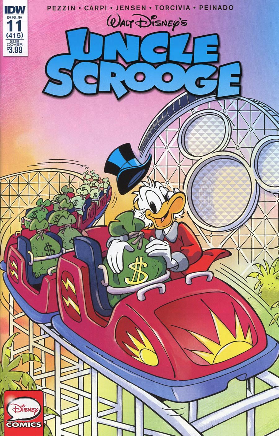 Uncle Scrooge Vol 2 #11 Cover B Variant Massimo Fecchi California Screamin Subscription Cover