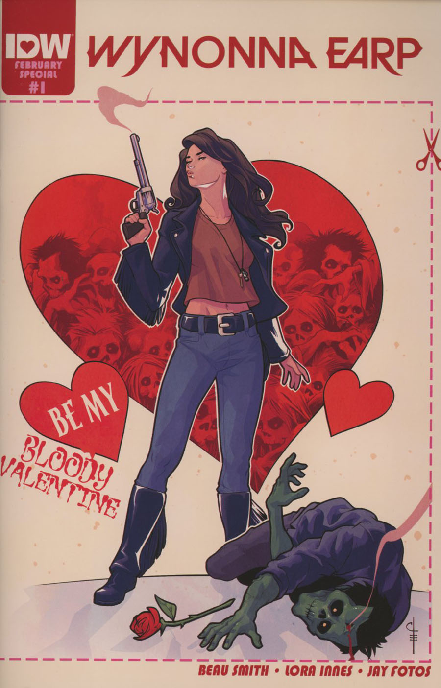 Wynonna Earp Vol 2 #1 Cover C Variant Chris Evenhuis Valentines Day Card Cover