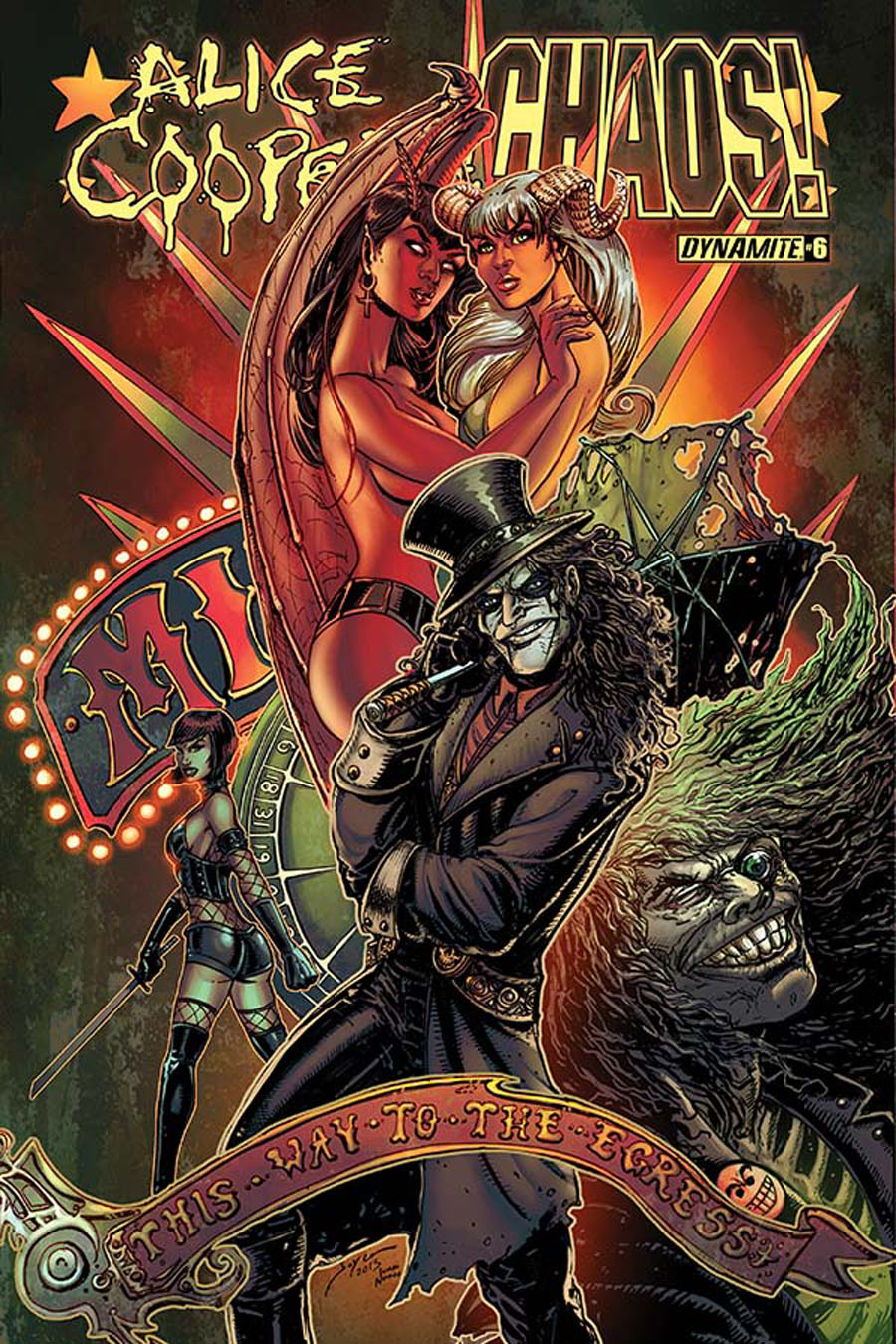 Alice Cooper vs Chaos #6 Cover A Regular Joyce Chin Cover