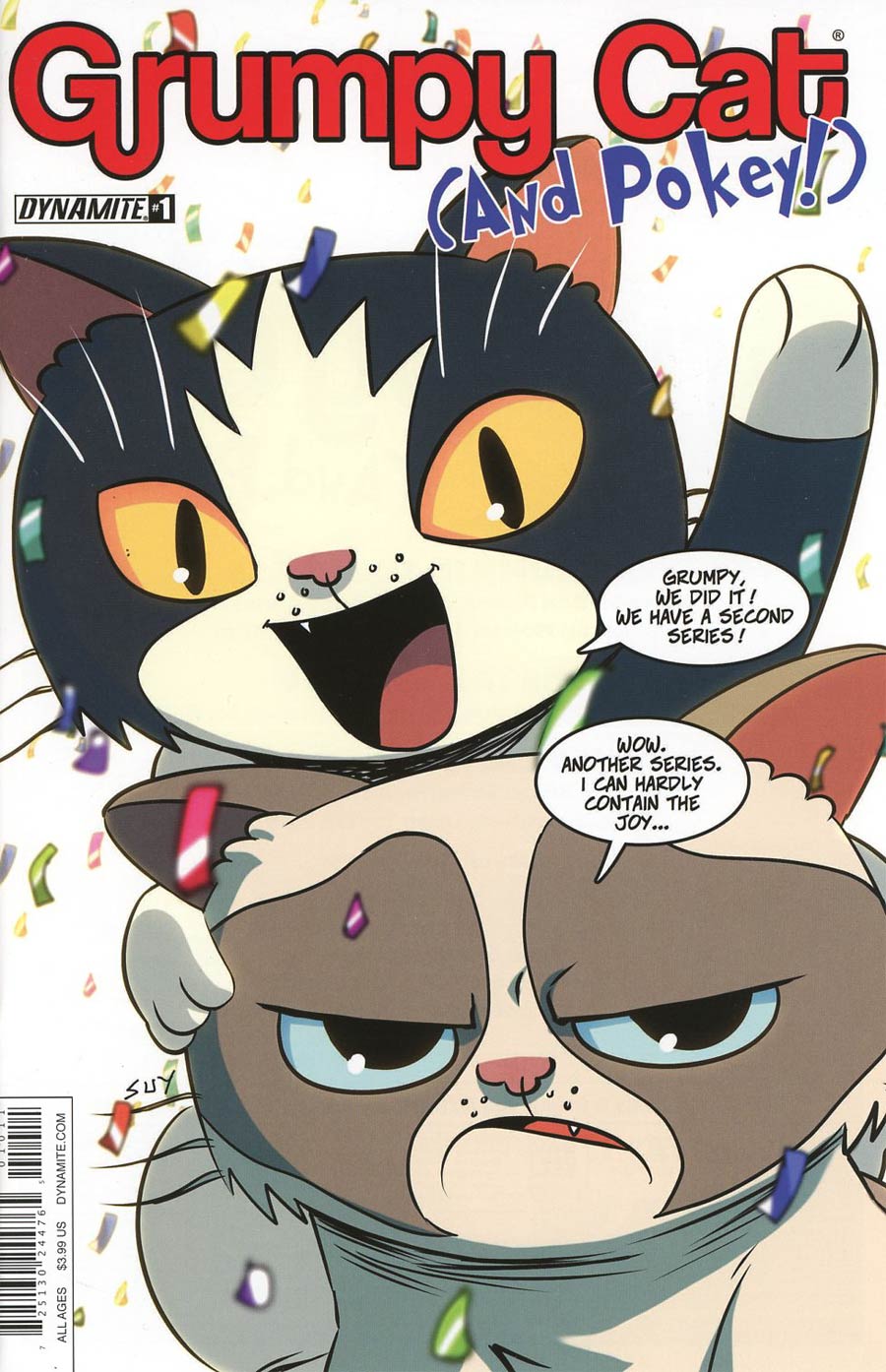 Grumpy Cat & Pokey #1 Cover A Regular Steve Uy Cover