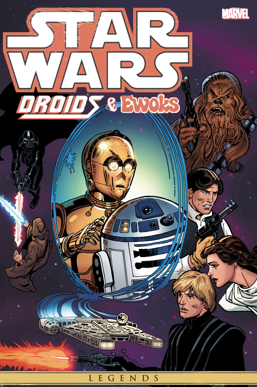 Star Wars Droids And Ewoks Omnibus HC Book Market Droids Cover