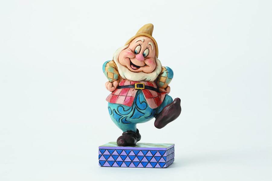 Disney Traditions Snow White And The Seven Dwarfs Figurine - Happy