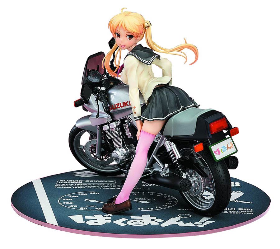 Bakuon Rin Suzunoki & Suzuki GSX400S Katana 1/10 Scale PVC Figure