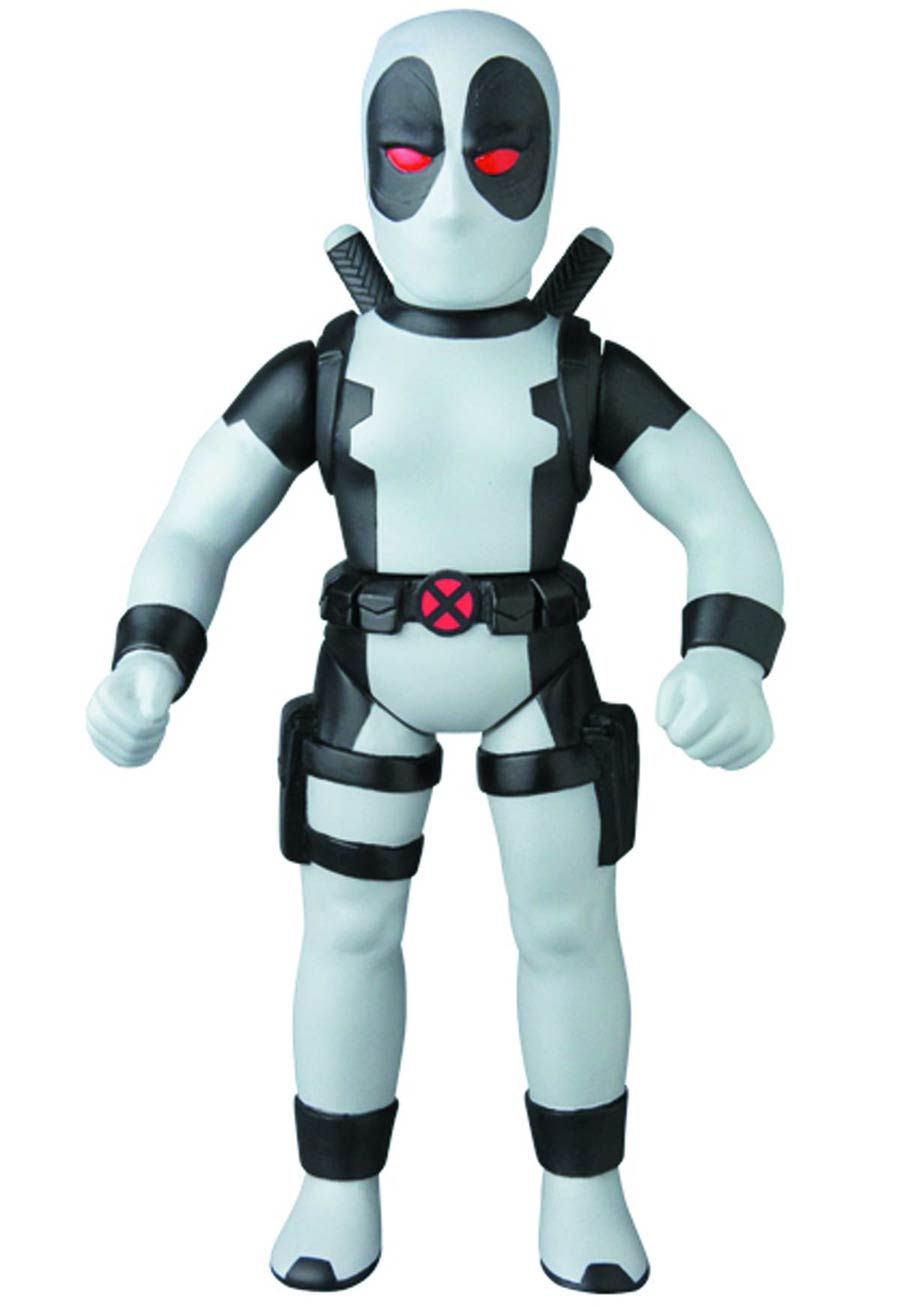 Marvel Retro Deadpool Sofubi Previews Exclusive X-Force Gray Version