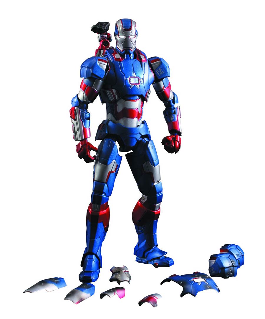 Iron Man 3 Iron Patriot Super Alloy 1/12 Scale Figure